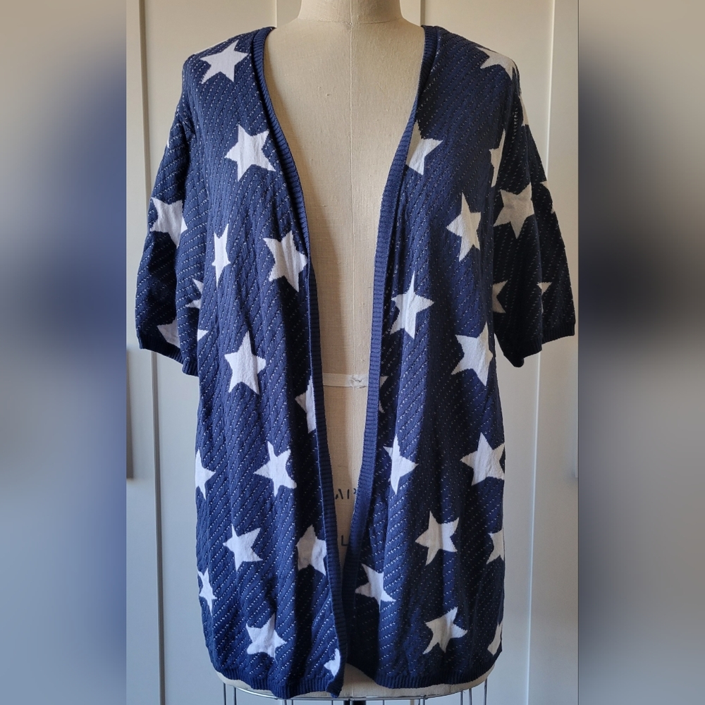 Patriotic Star Cardigan